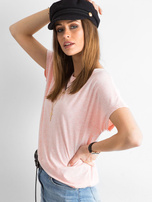 Różowy t-shirt Fire