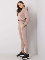 Ciemnobeżowy komplet Adoria