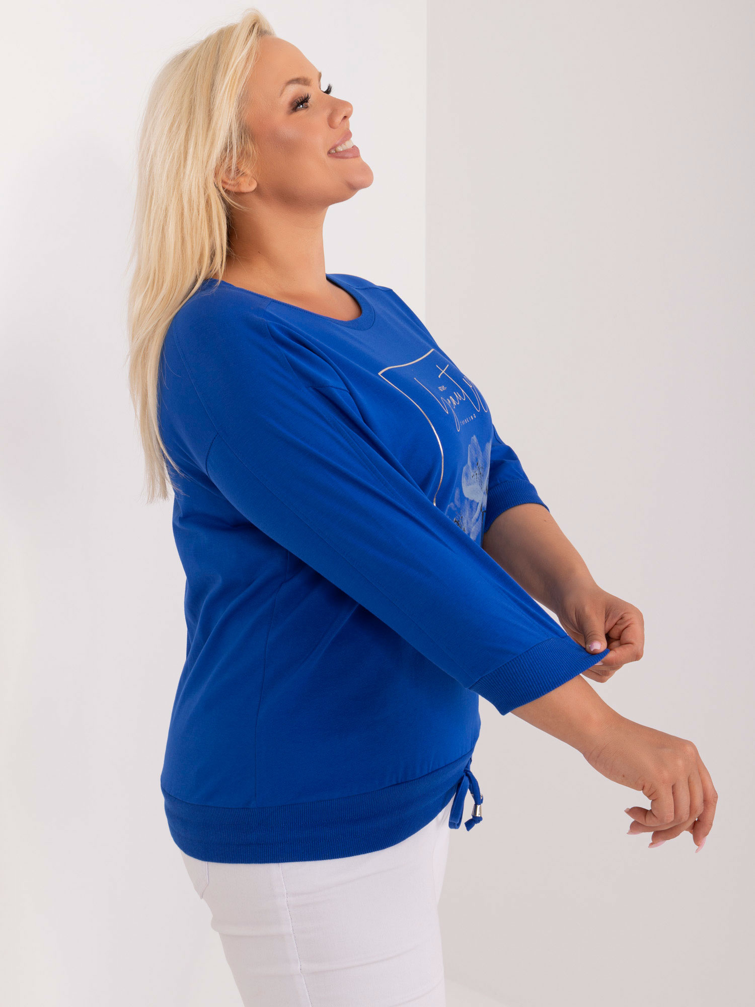 Bluzka kobaltowy