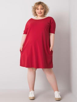 Burgundy Bellamy Plus Size Dress XL
