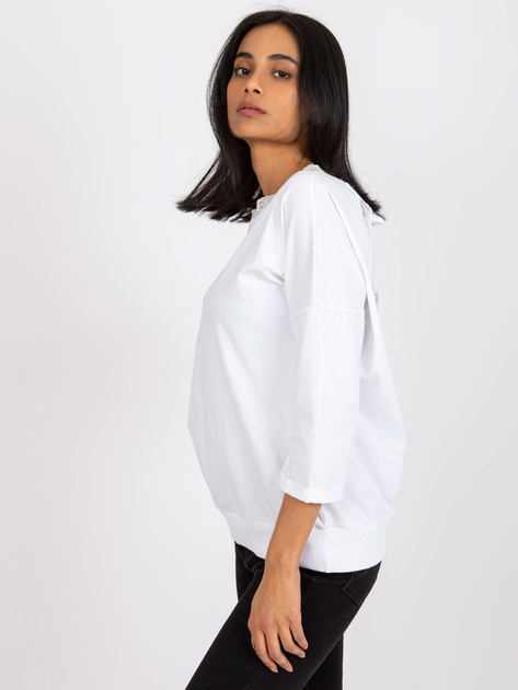 Biała bluzka z wiązaniem Wioleta RUE PARIS