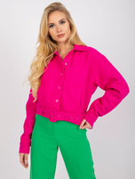 Fuksjowa krótka kurtka Francine