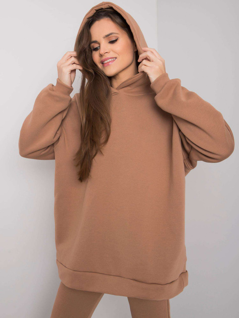 Camelowy dresowy komplet dwuczęściowy Lucia