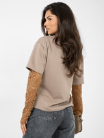 Fango damska bluzka z miękkiego materiału