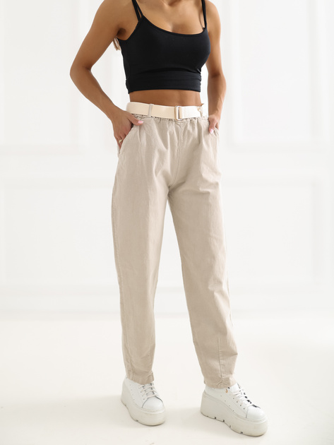 Fango sztruksowe spodnie ze zwężaną nogawką