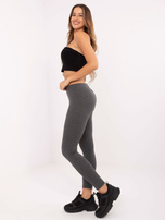 Ciemnoszare legginsy z bawełny BASIC FEEL GOOD 