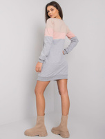 Beżowo-różowa sukienka Feliciana RUE PARIS