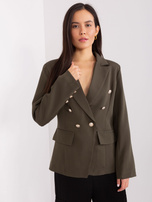 Hurt Khaki jacket with decorative buttons OCH BELLA.