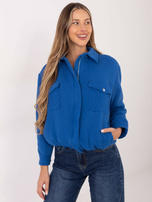 Ciemnoniebieska damska kurtka z podszewką Tivoli RUE PARIS 