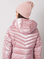 Jasnoróżowa czapka damska