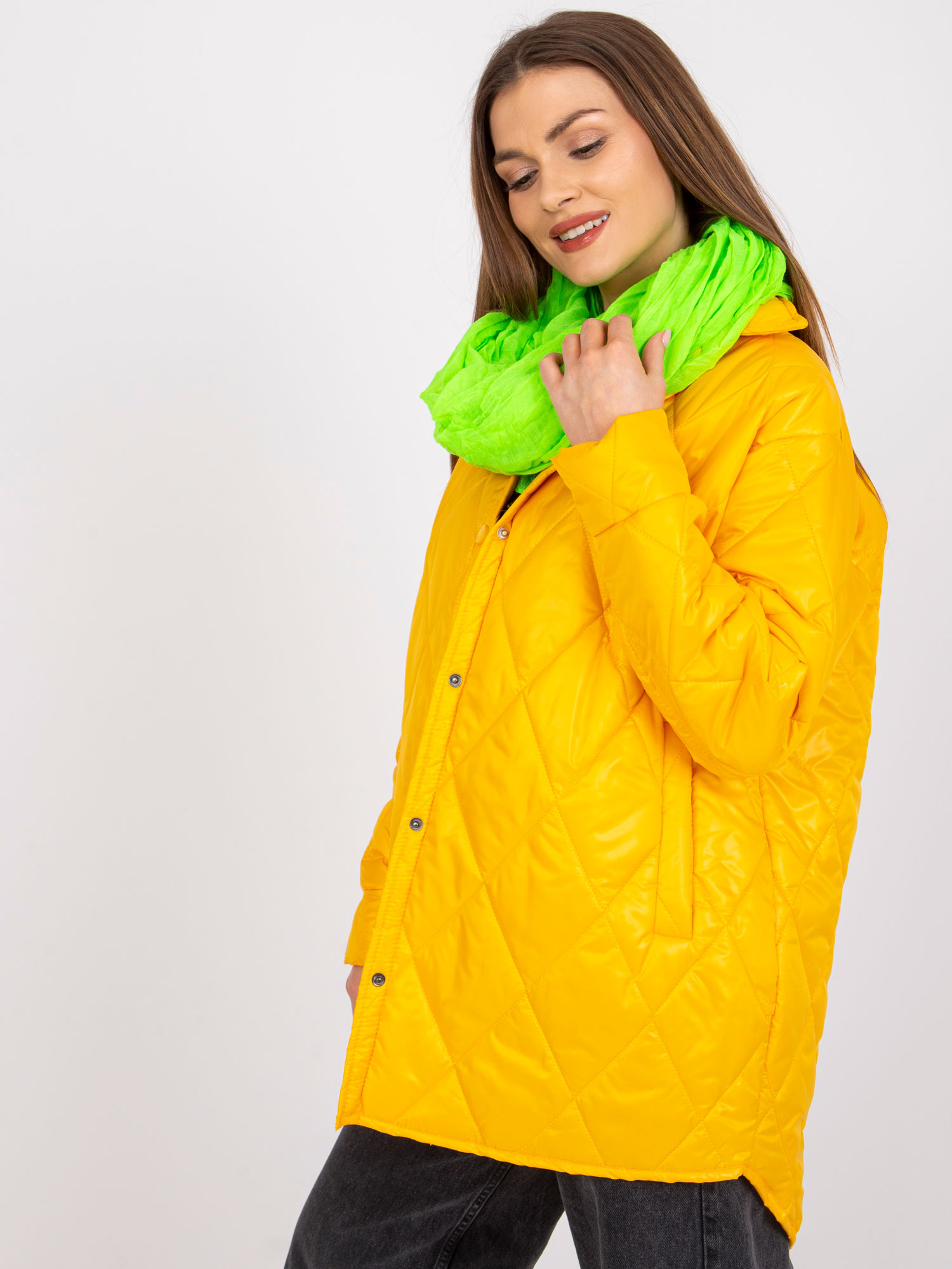 Fluo green viscose sling  
