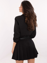 Hurtownia online Czarna mini spódnica z plisowaniem