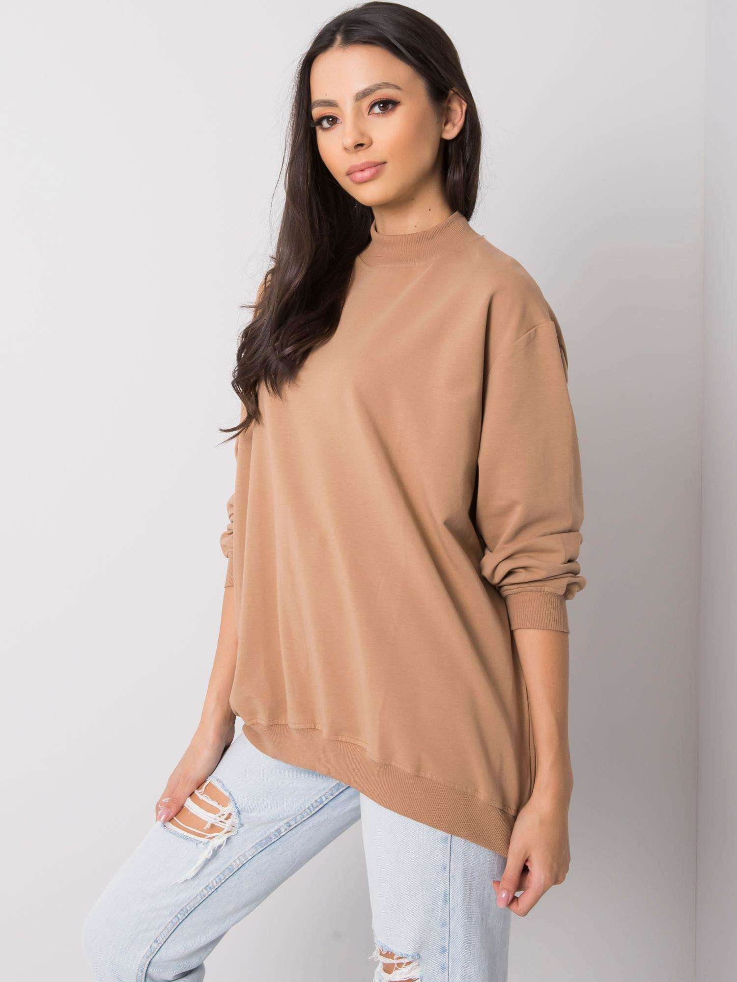 Camelowa bluza Twist