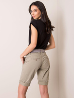 Oliwkowe szorty Ava SUBLEVEL