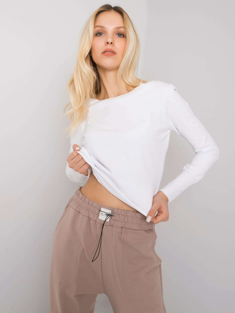 Biało-beżowy damski komplet casualowy Atalaya RUE PARIS
