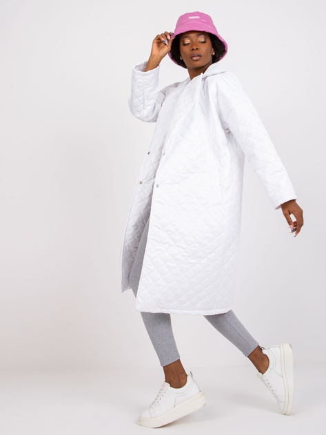Biała kurtka z pikowaniem Sofia