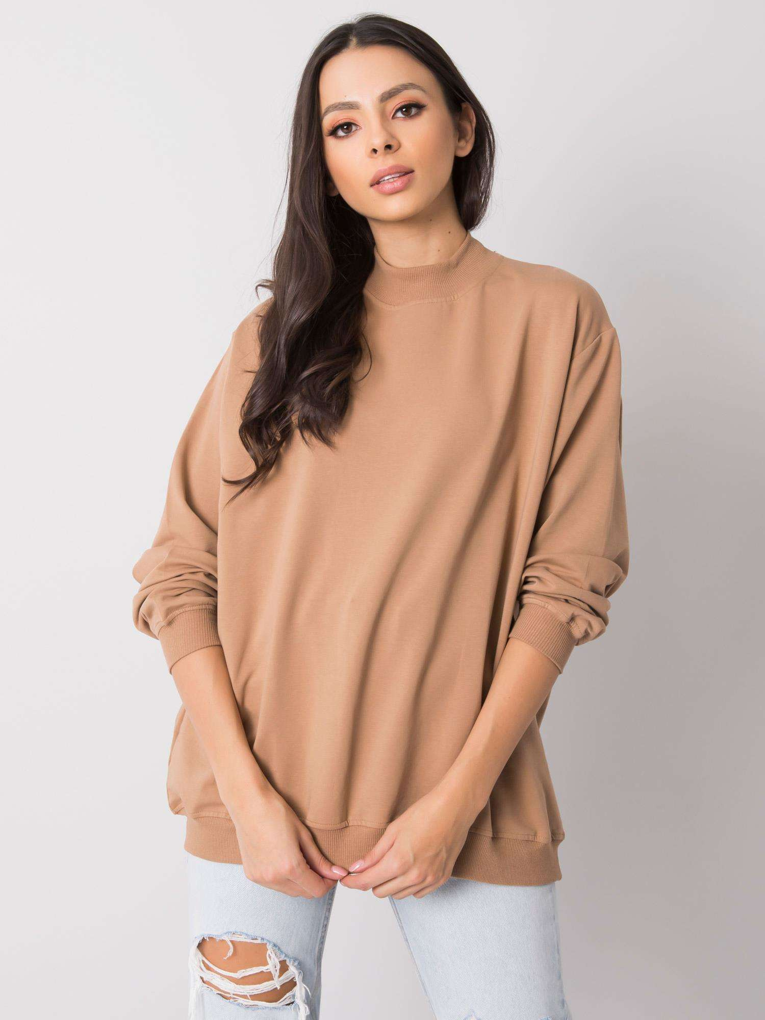 Camelowa bluza Twist