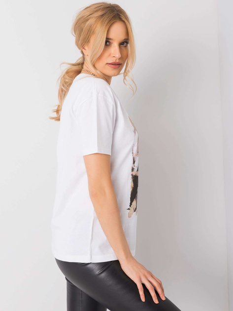 Biały t-shirt Agathe