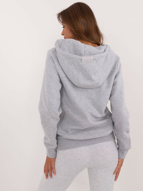 Hurtownia Szara dresowa bluza rozpinana SUBLEVEL