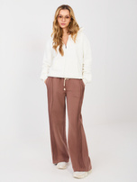 Ecru rozpinana bluza oversize NATURAL SIDE 