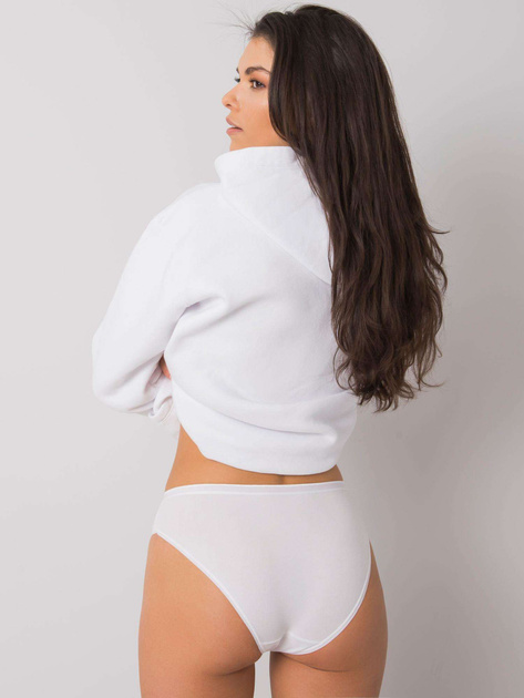Białe damskie majtki