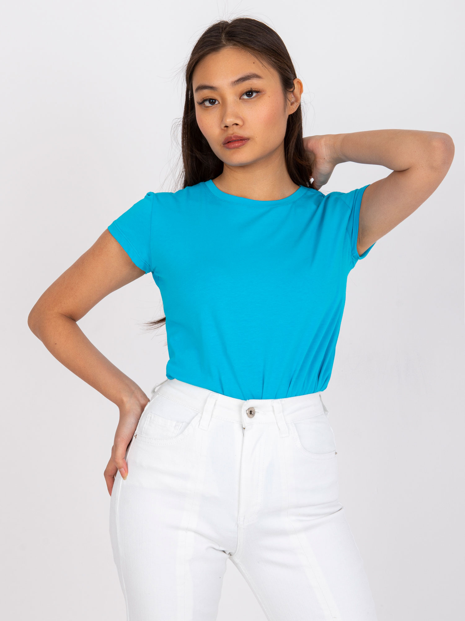 Niebieski t-shirt Peachy