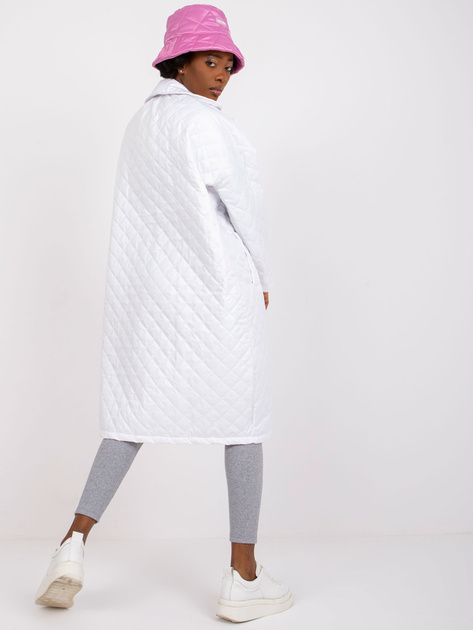 Biała kurtka z pikowaniem Sofia