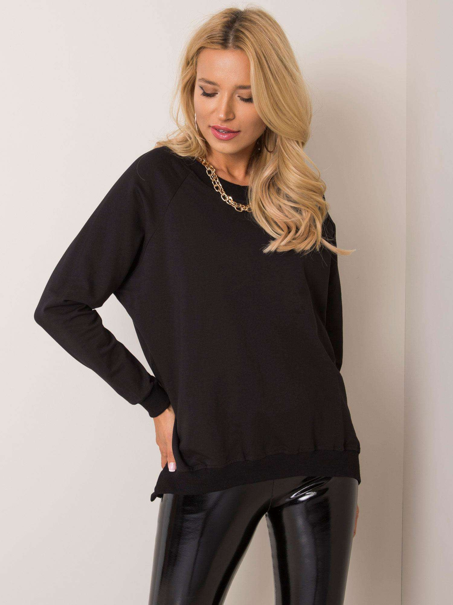Black sweatshirt Leila RUE PARIS