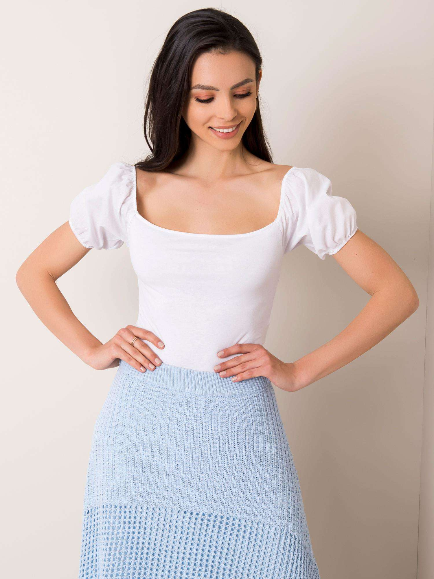 Weiße Bluse von Simon.