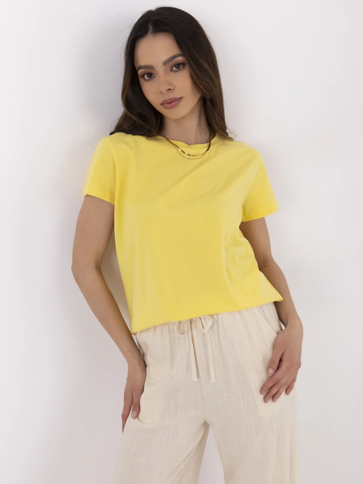 T-shirt żółty