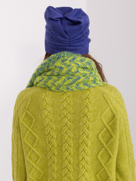 Hurt Ciemnoniebieska damska czapka z aplikacjami