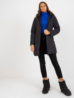 Hurt Czarna dwustronna kurtka przejściowa z pikowaniem