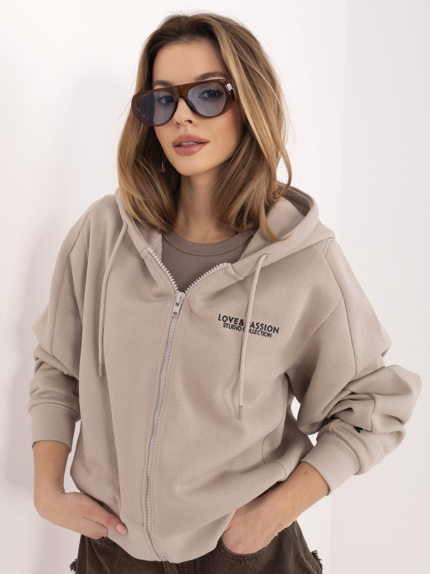 Bluza beżowy