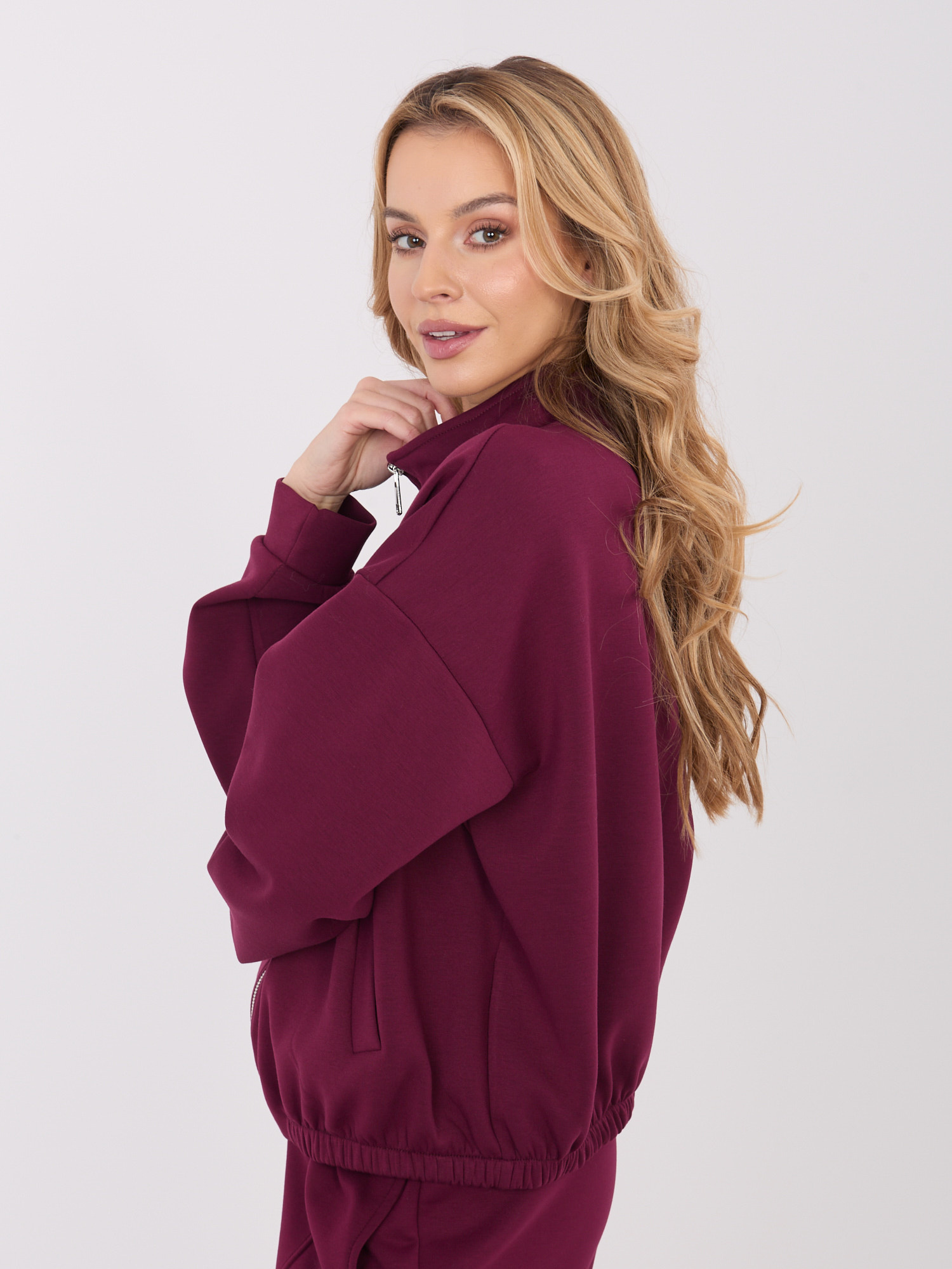 Bluza bordowy