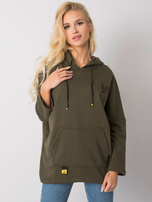 Khaki bluza z kapturem Laylla