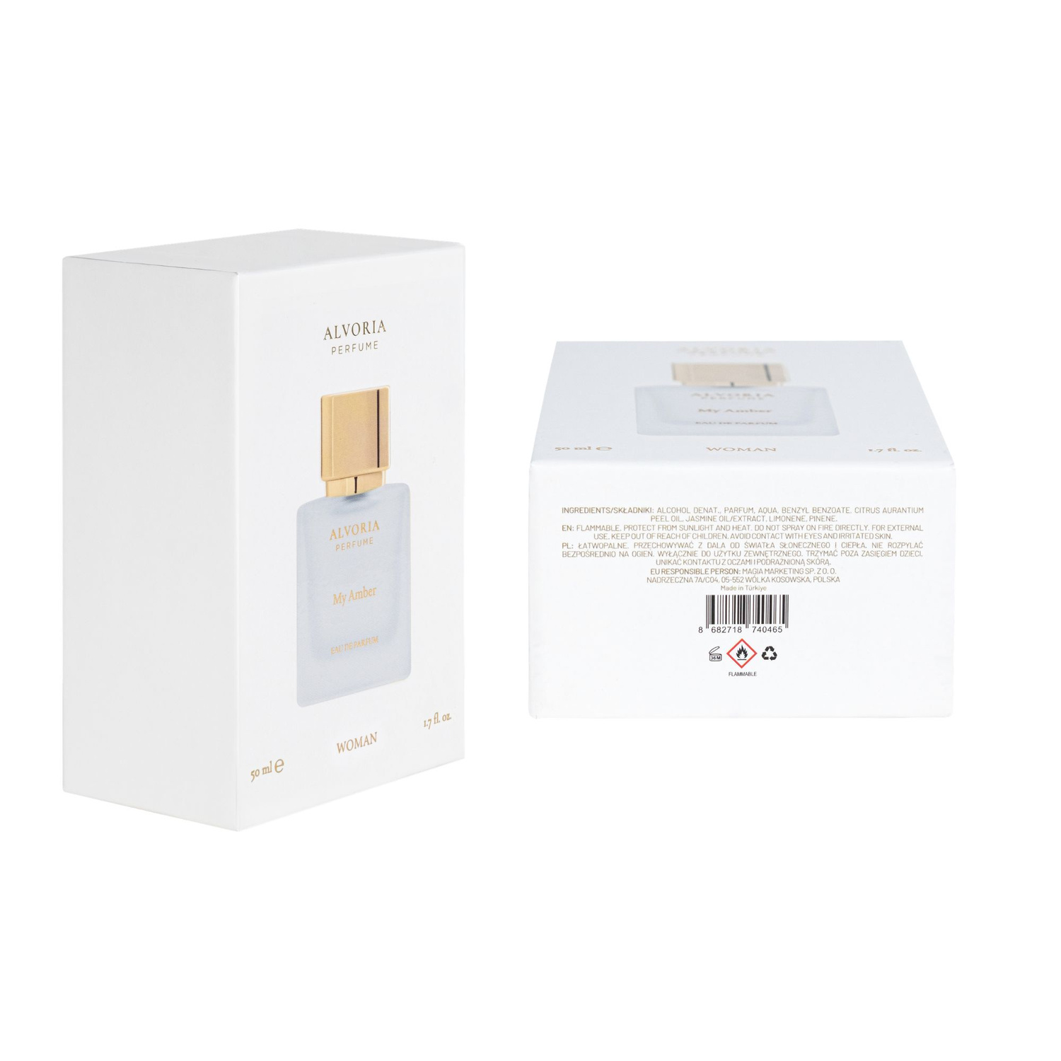 Moje jantar - Prémiové parfémy Alvoria 50ml.