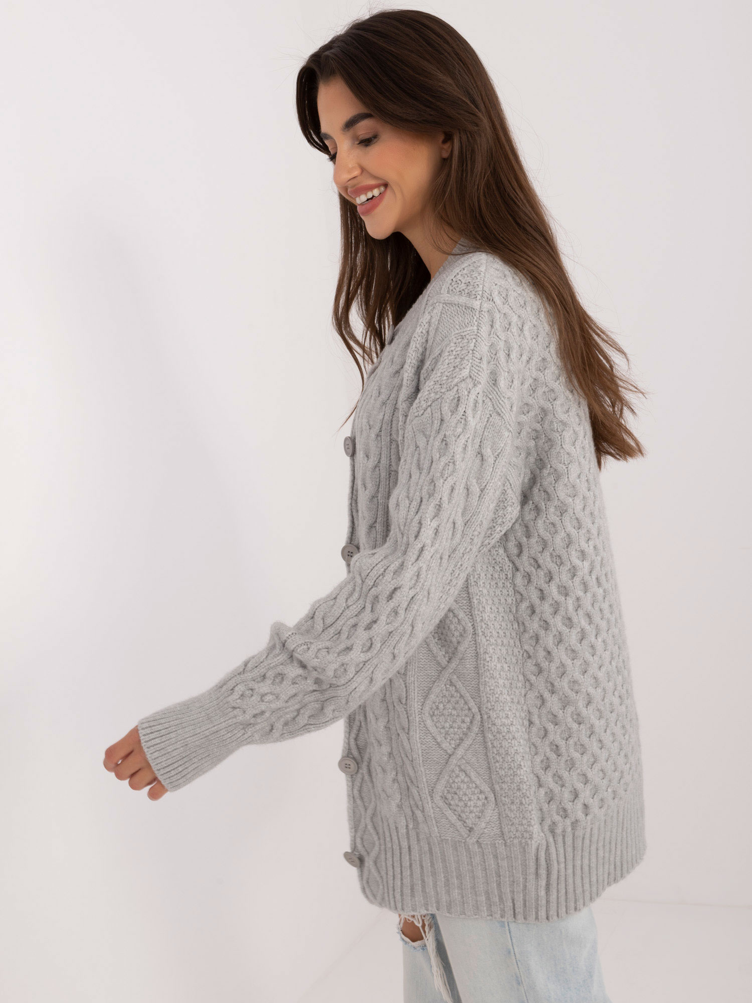 Sweter szary
