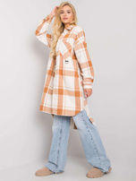 Camelowa długa koszula damska Tiannah