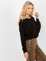 Hurt Czarna luźna bluzka z wiązaniem na plecach OCH BELLA 