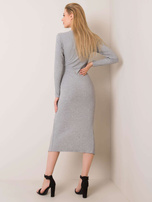 Szara melanżowa sukienka Mikka