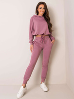 Brudnoróżowy komplet Adoria