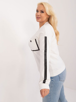 Hurt Ecru bluzka plus size z okrągłym dekoltem 