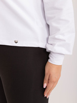 Biała bluza plus size Florentia