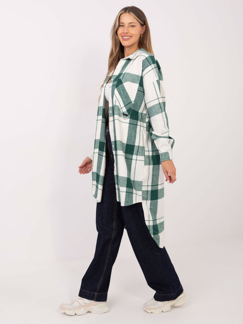 Zielona długa koszula damska Tiannah