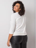 Ecru bluzka z napisem Marilia