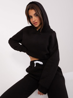 Hurt Czarny dresowy komplet basic ze spodniami 