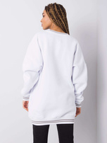 Biała bluza z aplikacją Marie RUE PARIS