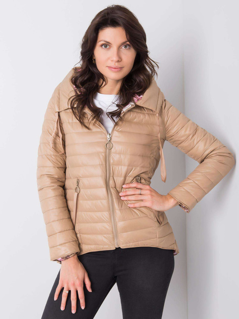 Camelowa kurtka dwustronna Laura