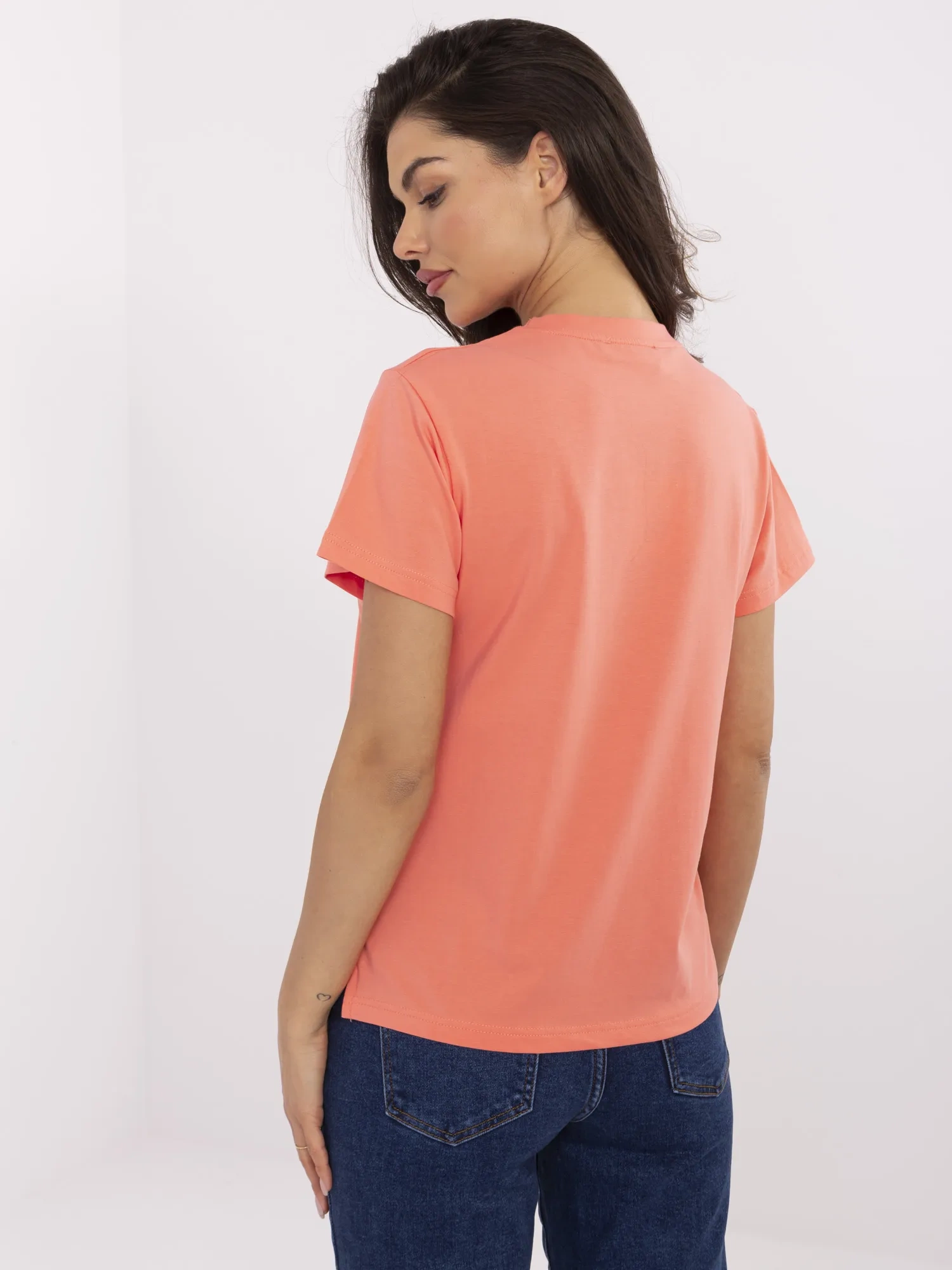 T-shirt koralowy