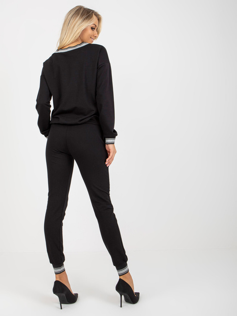 Hurt Czarny dwuczęściowy komplet dresowy z bawełny